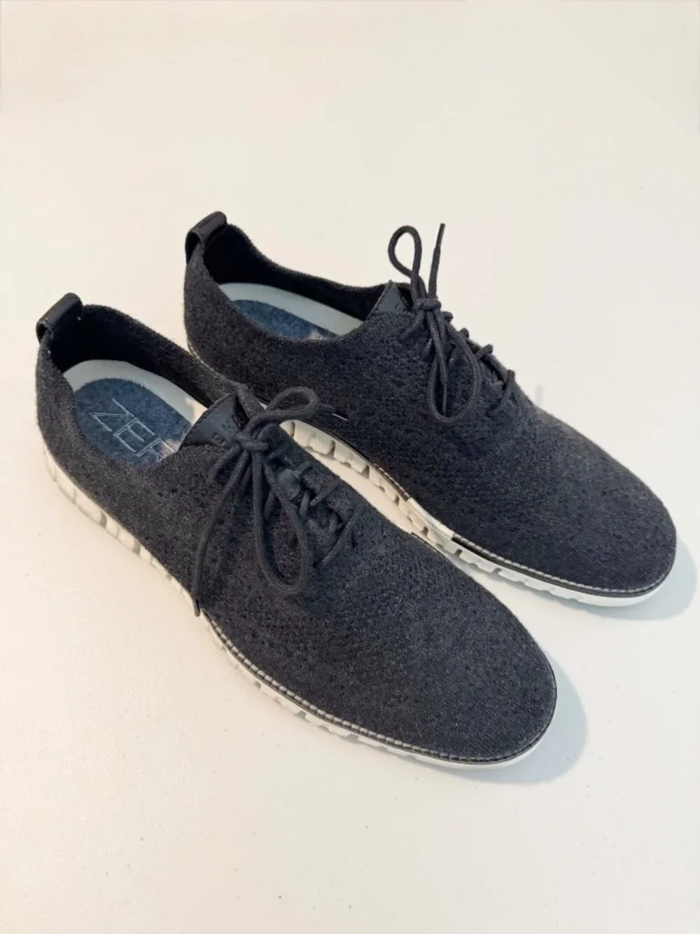 Cole Haan ZeroGrand Stitchlite Knit Sneakers Mens Size 11.5 Gray Business Casual